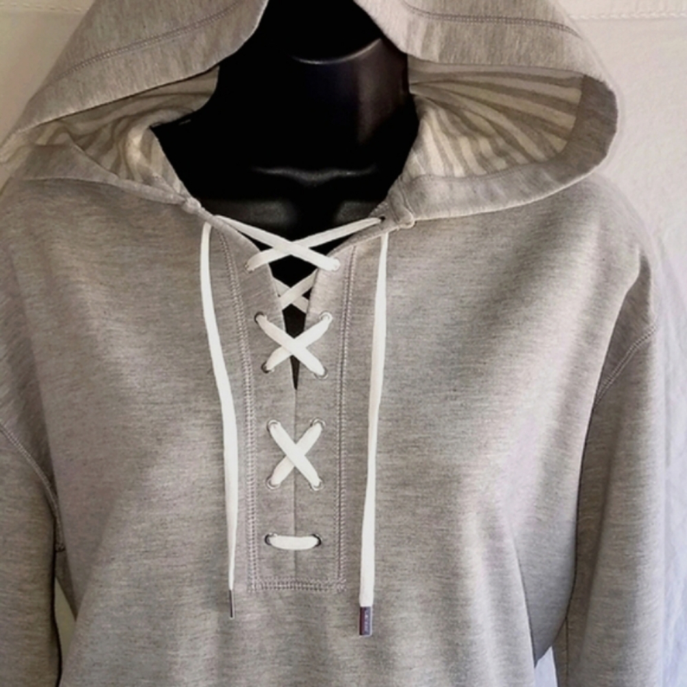 Ralph Lauren French Terry Lace Up Hoodie - Picture 4 of 8